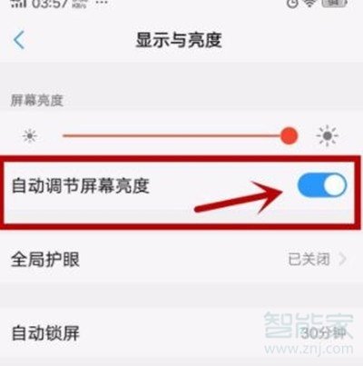 vivoy3怎么关闭亮度自动调节