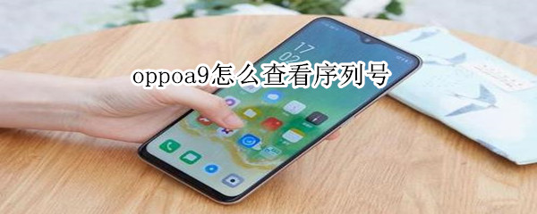 oppoa9怎么查看序列号