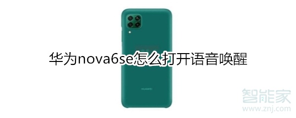 華為nova6se怎么打開語(yǔ)音喚醒