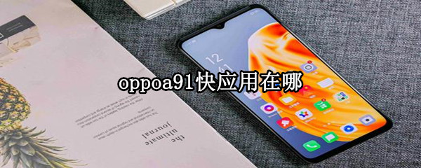 oppoa91快應用在哪