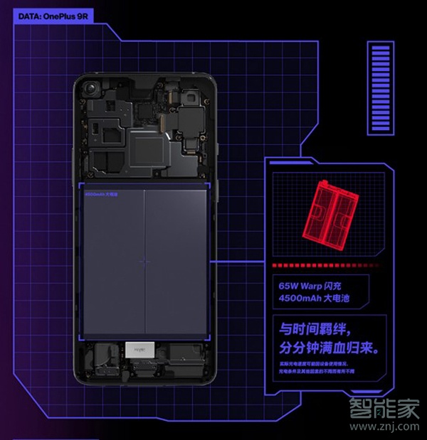 一加9r電池多大