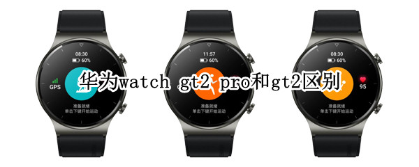 华为watch gt2 pro和gt2区别