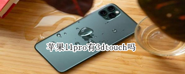 苹果11pro有3dtouch吗