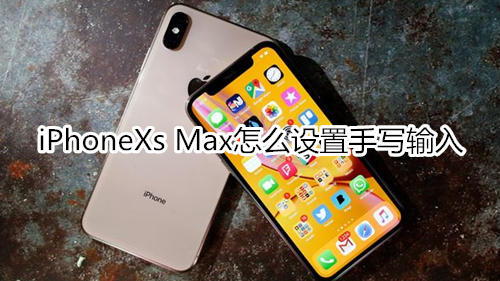 iPhoneXs Max怎么设置手写输入