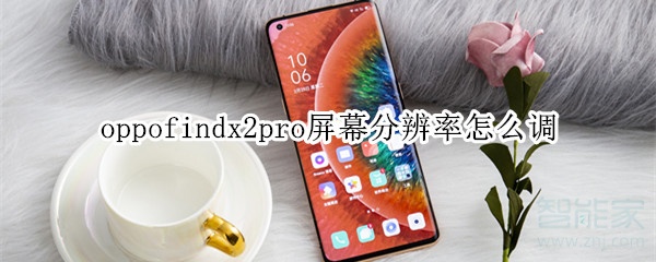 oppofindx2pro屏幕分辨率怎么调