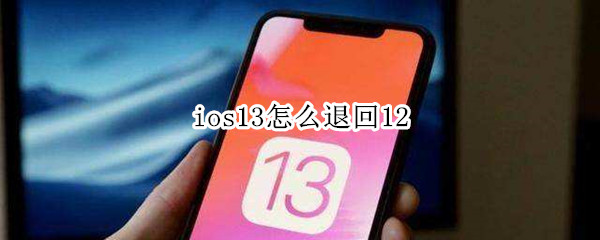 ios13怎么退回12