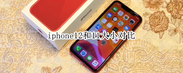 iphone12和11大小對比