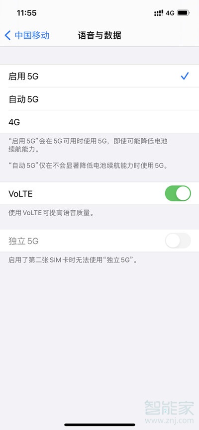 蘋果手機5g開關在哪里