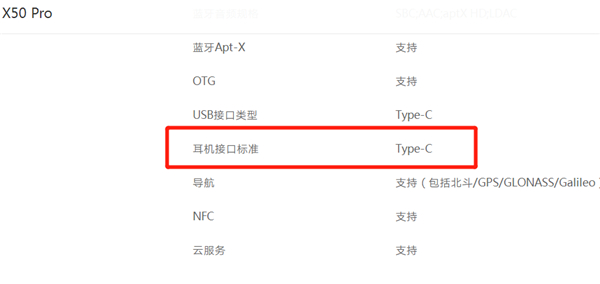 vivox50pro有耳机孔吗
