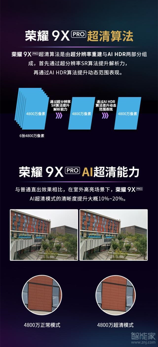 荣耀9xpro怎么升级AI超清模式