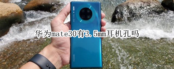 华为mate30有3.5mm耳机孔吗