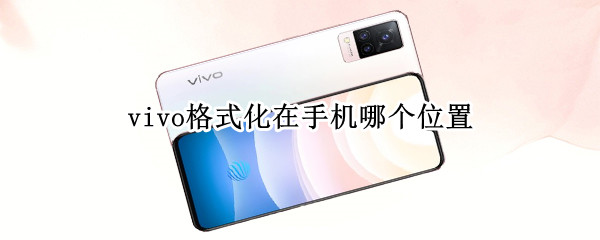 vivo格式化在手機哪個位置