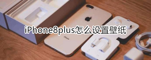 iPhone8plus怎么设置壁纸