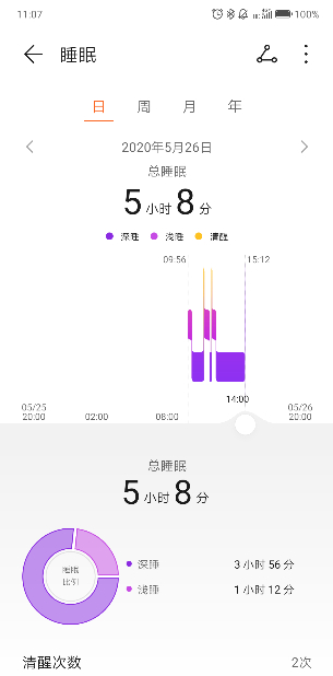 华为手环b6怎么检测睡眠