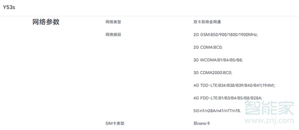 vivoy53s有雙wifi嗎