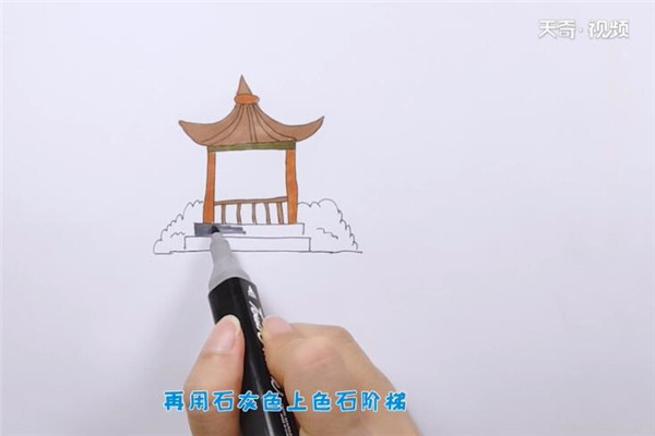 亭子简笔画