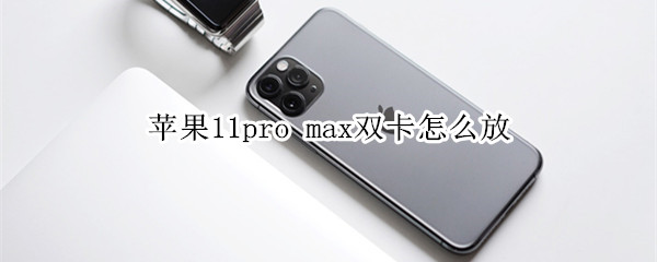 苹果11pro max双卡怎么放