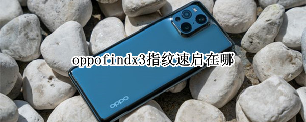 oppofindx3指紋速啟在哪