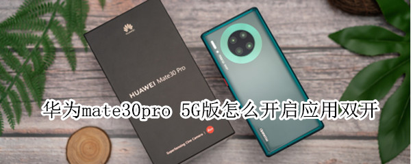 華為mate30pro 5G版怎么開啟應(yīng)用雙開