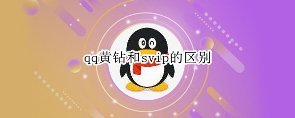 qq黃鉆和svip的區(qū)別