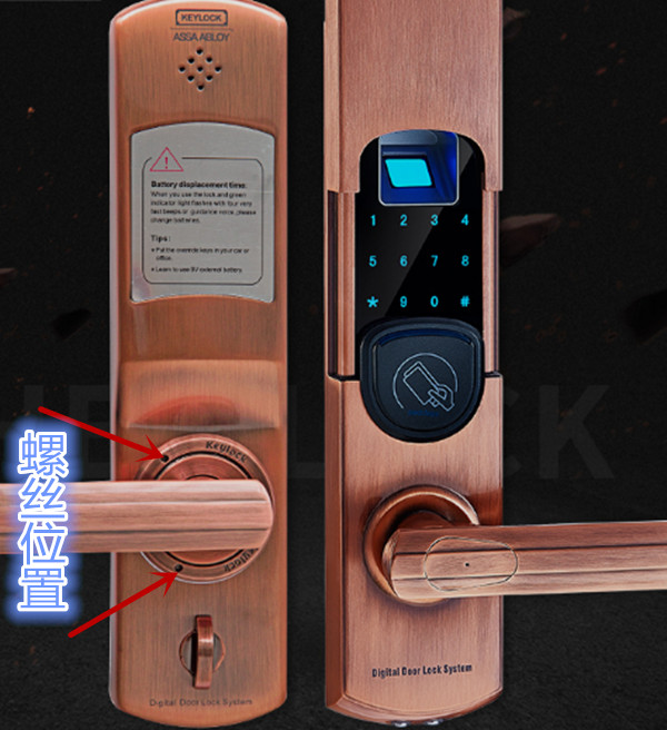 keylock指紋鎖reset鍵在哪