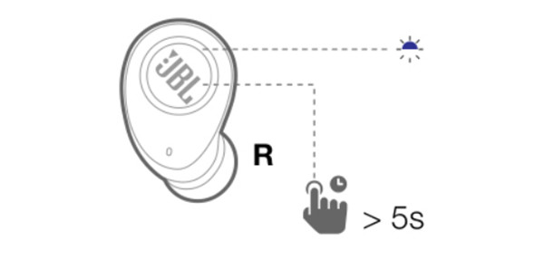 jbl free蓝牙耳机连接使用方法