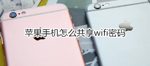 苹果手机怎么共享wifi密码