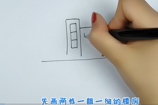 学校简笔画