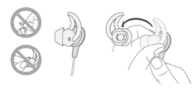 Bose QuietControl 30耳机怎么更换耳塞