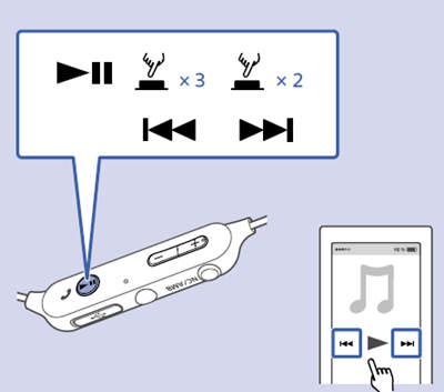 索尼WI-SP600N耳機(jī)的音樂(lè)控制功能