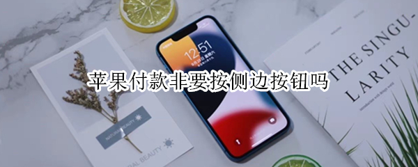 苹果付款非要按侧边按钮吗 iphone付款按侧边按钮