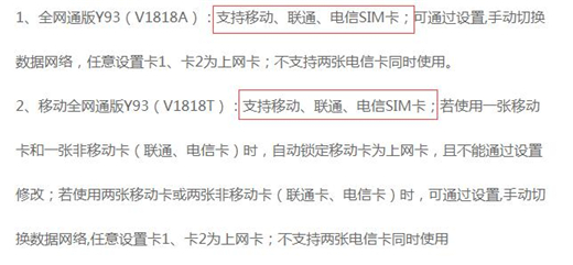 vivoy93可以用電信卡嗎