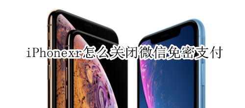 iPhonexr怎么關(guān)閉微信免密支付