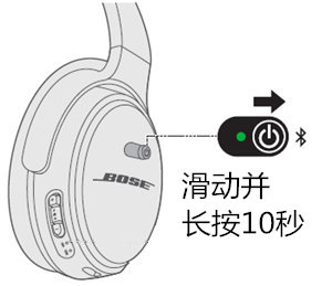 BOSE QC35Ⅱ耳机怎么清空配对列表