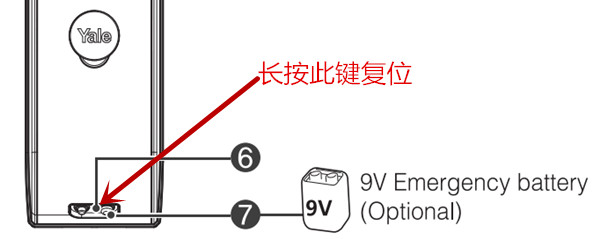 耶魯指紋鎖怎么復(fù)位