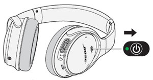 BOSE QC35耳机怎么开机和关机