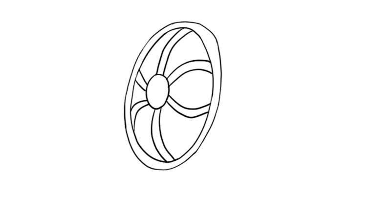 风扇简笔画