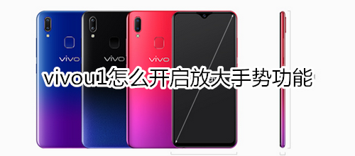 vivou1怎么开启放大手势功能