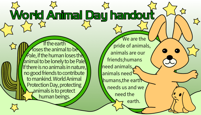 一日动物园一日游手抄报英语版图片 世界动物日的手抄报怎么画
