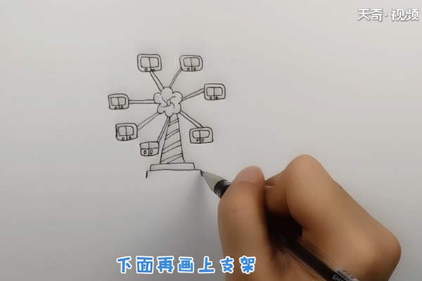 游乐场简笔画