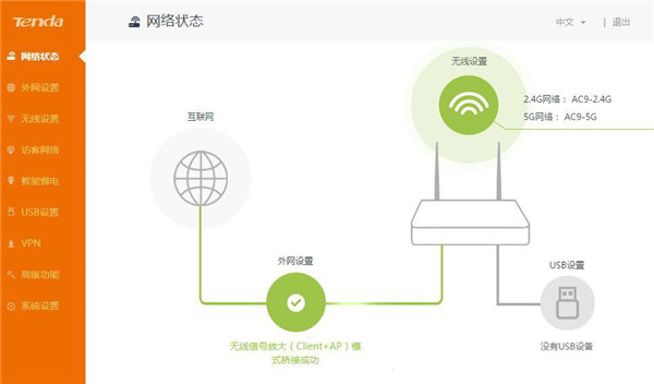 騰達(dá)AC9萬(wàn)能橋接怎么設(shè)置