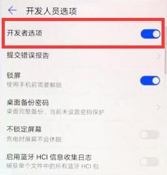 华为麦芒7开发人员选项在哪里