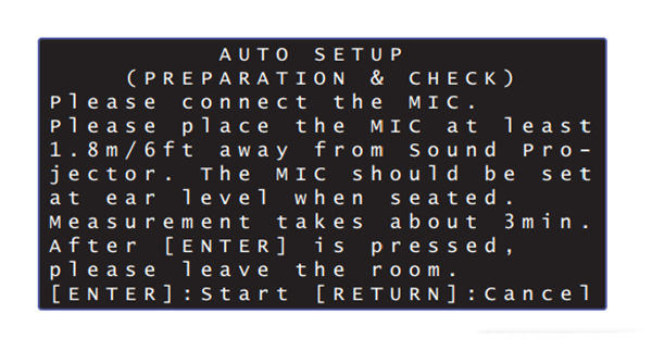 雅马哈YSP-5600回音壁音箱怎么使用AUTO SETUP