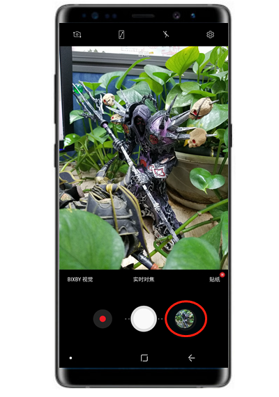 三星note8怎么查看连拍照片