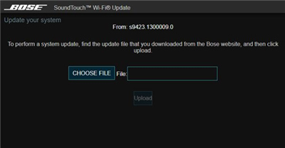 Bose Wave SoundTouch IV藍牙音響怎么手動更新SoundTouch系統(tǒng)
