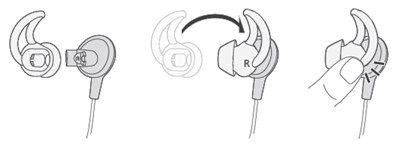 Bose QuietControl 30耳机怎么更换耳塞