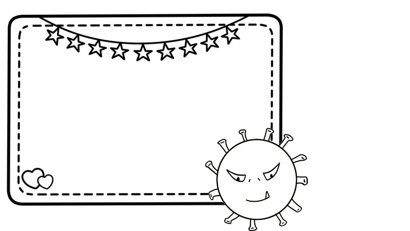 新冠病毒手抄报小学生内容 新冠病毒手抄报小学生内容画法