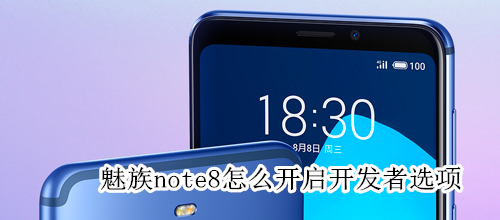 魅族note8怎么开启开发者选项