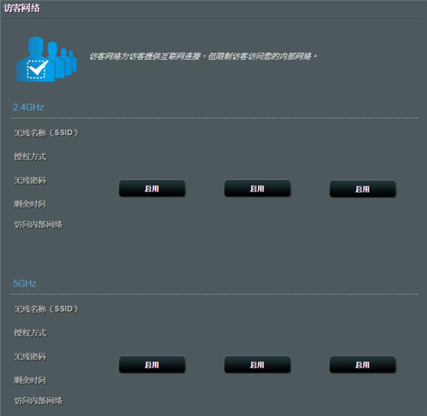 华硕RT-AC86U路由器怎么开启访客wifi