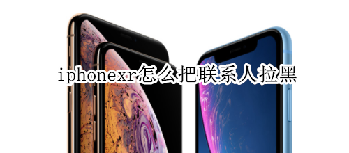 iphonexr怎么把联系人拉黑